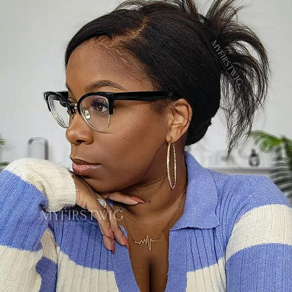 Perruque Lace Wig - 13x6 Perruque texture crépue naturelle - KIE001