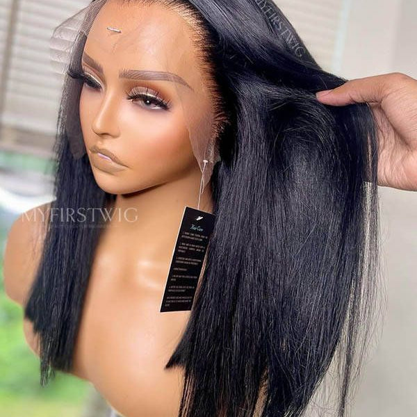 Perruque de fermeture - 4x4 Perruque Cheveux raides - FL4421