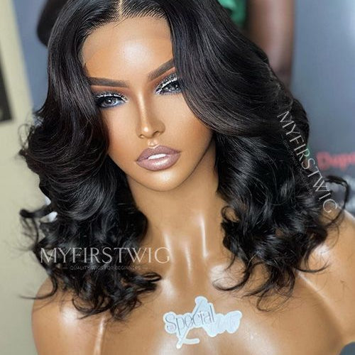 Perruque de fermeture - 4x4 Perruque Cheveux ondulés - FL4430 2